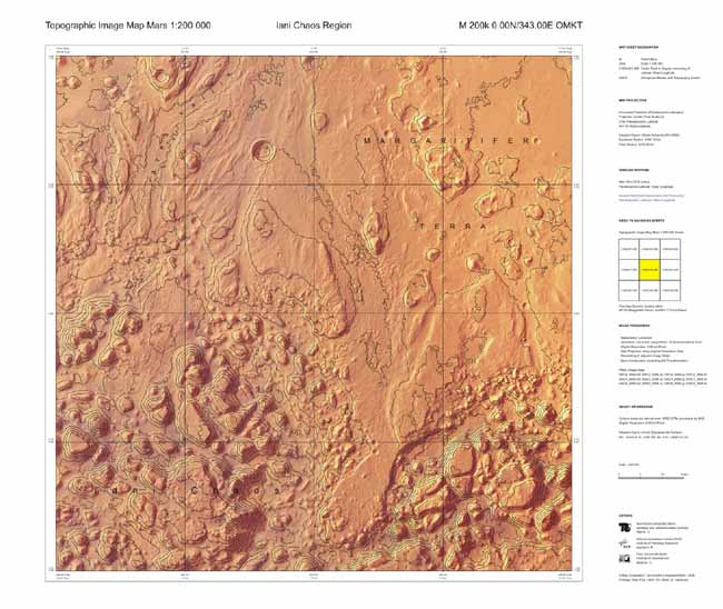 'Hiker's Maps' of Mars Created